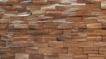 Wood Texture Background Inside House in Poland - 123950979
