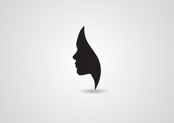 vector women silhouette beauty female logo lady icon - 123951546