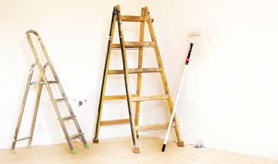 Ladders for painting operations