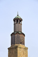 Fototapeta na wymiar The old clock tower in Sevlievo Bulgaria