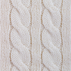 Texture of knitted woolen fabric
