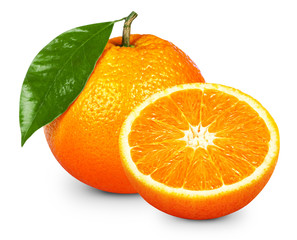 orange isolated on white