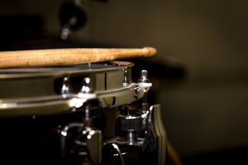 stick on a snare drum