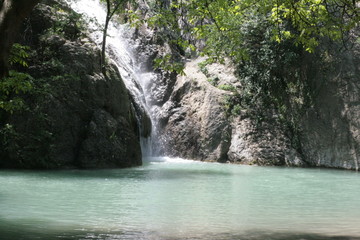 waterfall lake
