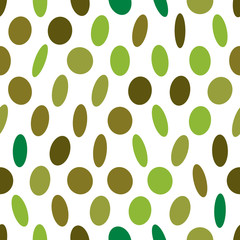 Abstract green vector seamless pattern