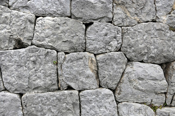 Texture of ancient stone wall