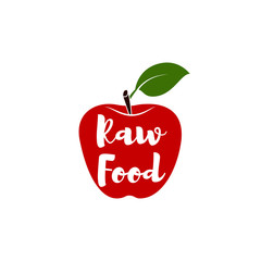 fruit vector logo design template. Peach or Apple icon.