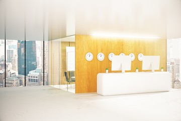 Modern office reception