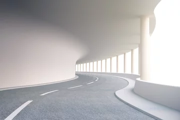 Fototapete Tunnel Moderner Straßentunnel