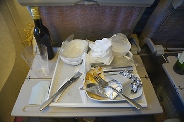 Airline food consumed