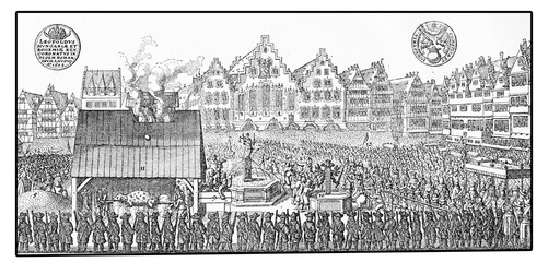 Frankfurt XVII century, crowning of Leopold I  Holy Roman Empero