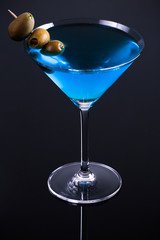 Dry Martini with Olives