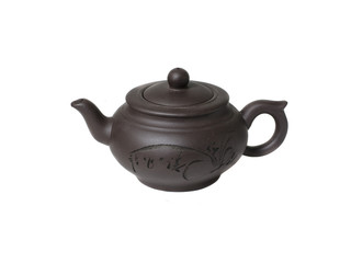 Clay teapot for tea in Chinese style.