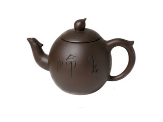 Clay teapot for tea in Chinese style.