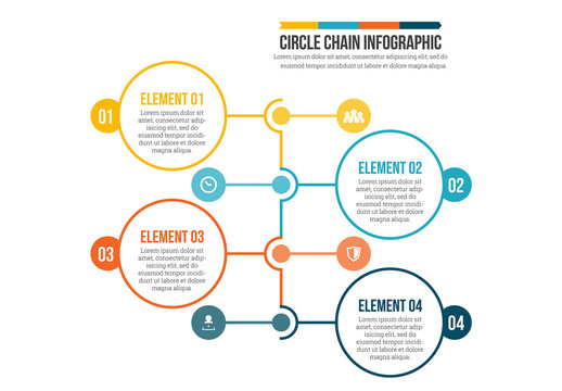 Circle Chain Infographic