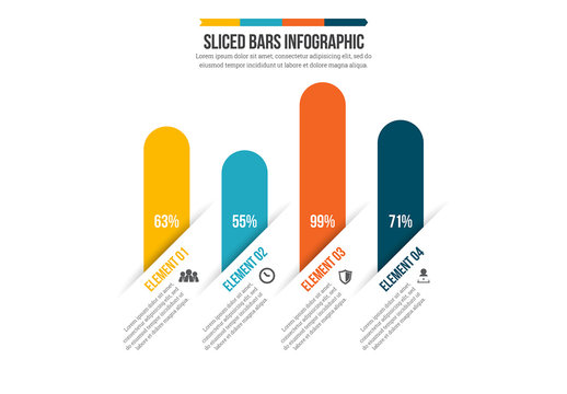Sliced Bars Infographic