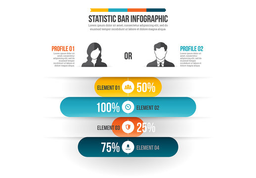Statistic Bar Infographic