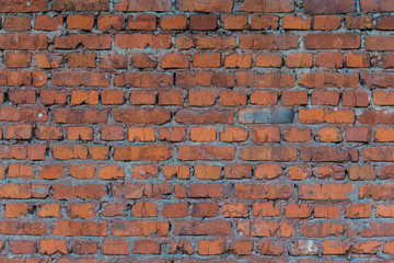 Red old worn bricks wallpaper
