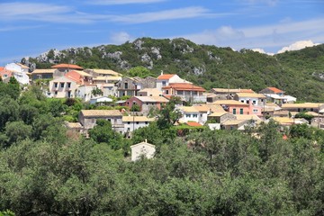 Fototapeta na wymiar Corfu, Greece - Makrades village