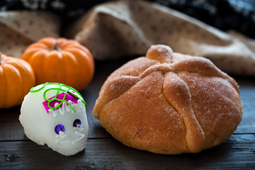 Sugar Skull and Bread of Dead