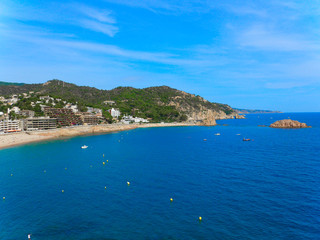 Fototapeta premium Tossa de Mar, Spanien