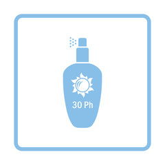 Sun protection spray icon