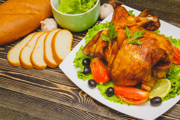 Homemade Roasted Thanksgiving Day Turkey