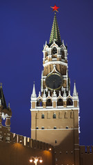 Fototapeta na wymiar Moscow Red Square night