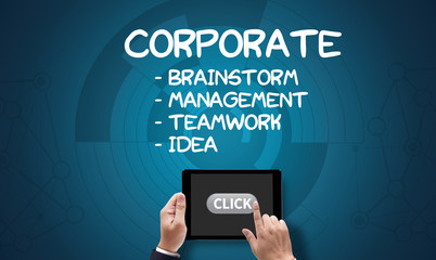 CORPORATE Process Business Strategy Management  Teamwork and COR