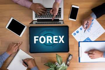 Fototapeta na wymiar FOREX Banking Stock Market Finance Online
