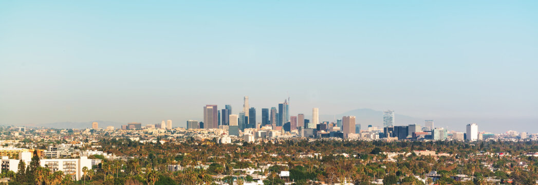 Panoramic view of Downtown Los Angeles