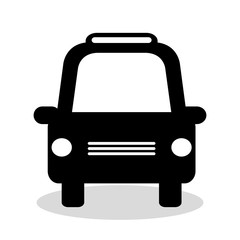 taxi service vehicle isolated icon vector illustration design