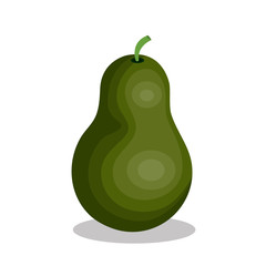 delicious fruit pear isolated icon vector illustration design