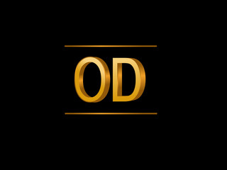 OD Initial Logo for your startup venture