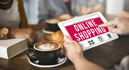 Fototapeta na wymiar Online Shopping Retail Buying Concept