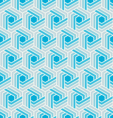 Vector seamless pattern. Modern geometric texture.
