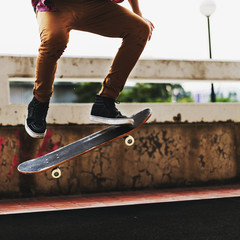 Skateboard Extreme Sport Skater Activity Concept