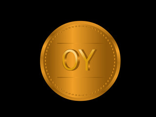 OY Initial Logo for your startup venture