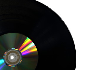 Vinyl Record with Compact Disk