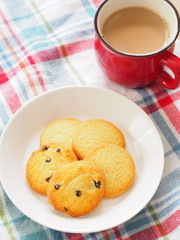 クッキーとカフェオレ