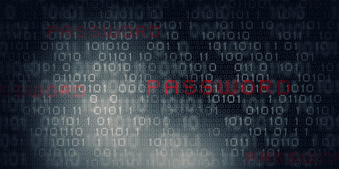 Obraz premium Protect your information . Mixed media