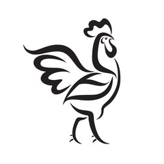 Rooster (cock, bantam).