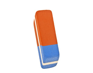 Eraser on a white background