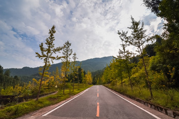 highland road to Daocheng, China