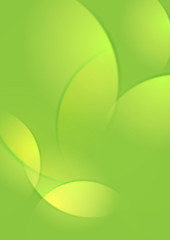 Abstract light green smooth waves background