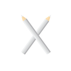 Color wooden pencils concept by Rearrange the letters X