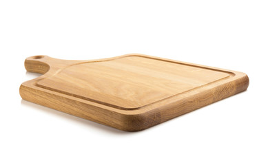 cutting board isolated on white
