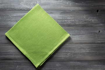 napkin on wood