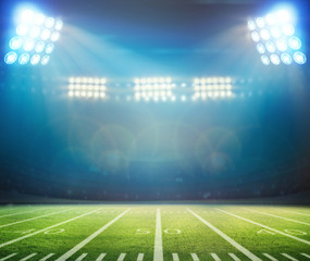 american football stadium 3D.