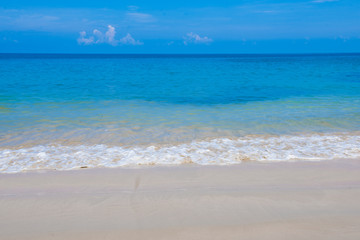sea beach blue sky sand sun daylight